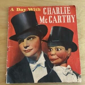 Charlie McCarthy and Edgar Bergen/vintage 1938 magazine, price is firm